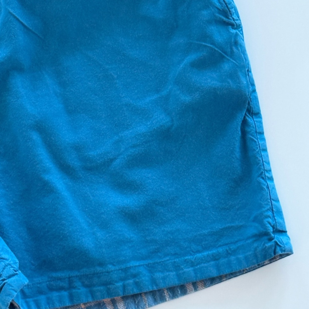 Chubbies Reversible Shorts Mens Large L Plaid Lounge Casual Weekend Aqua & Pink‎ - Picture 7 of 13